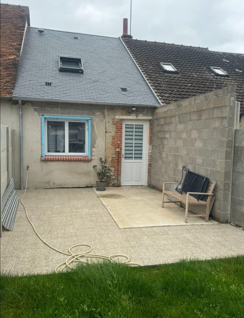 Image du mur de soutènement terminé