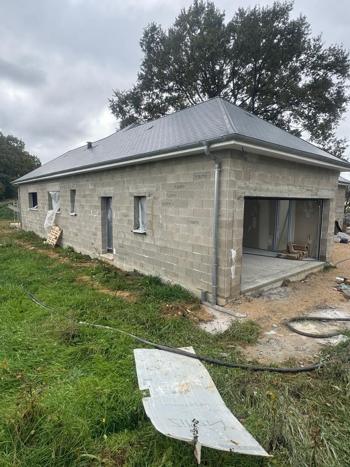 Image du mur de soutènement terminé