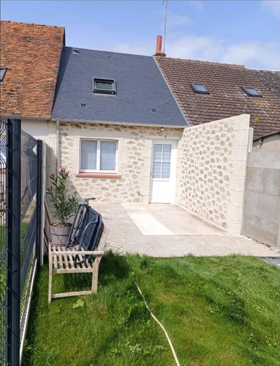 Image du mur de soutènement avant travaux