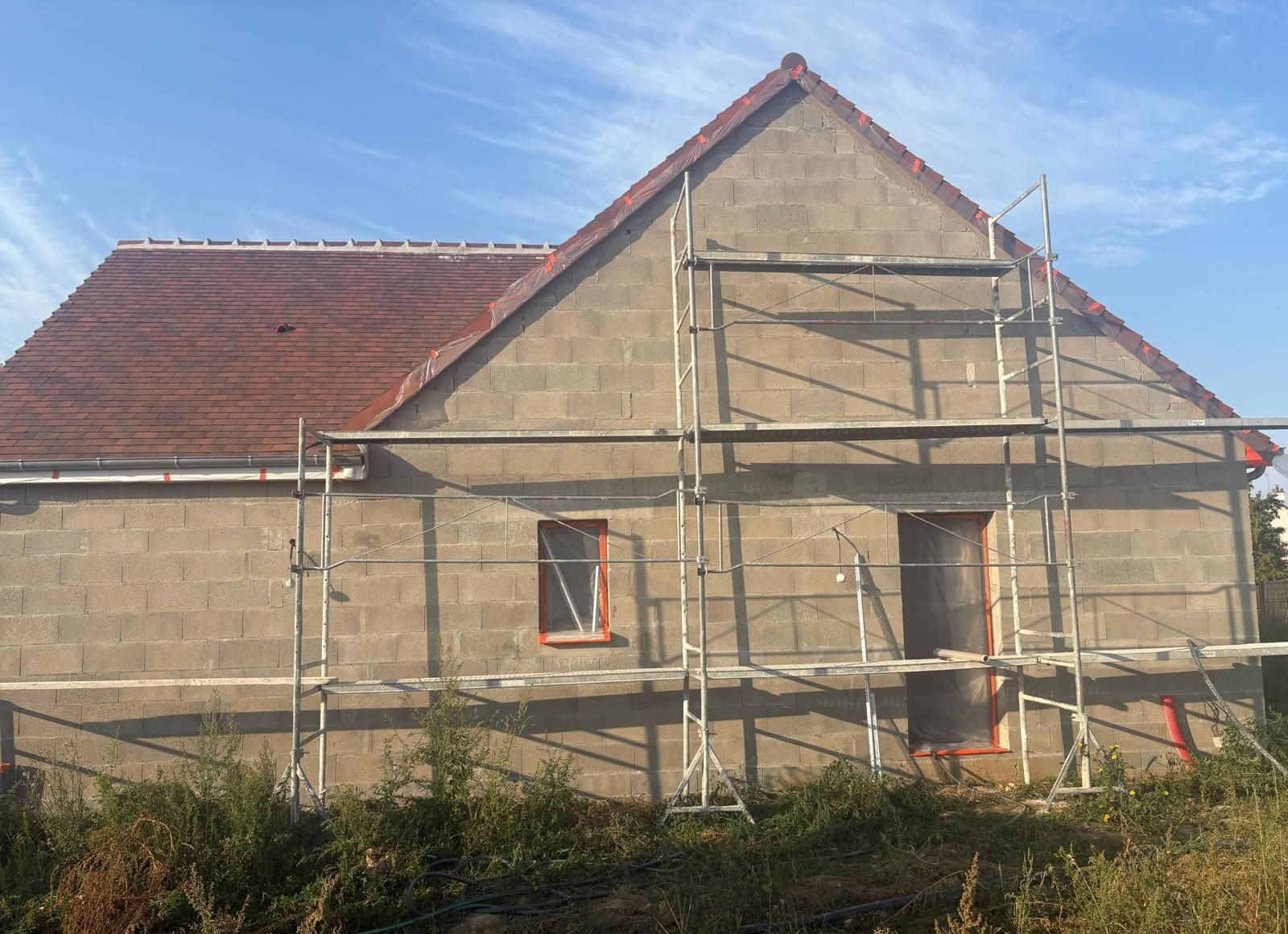 Image du mur de soutènement terminé