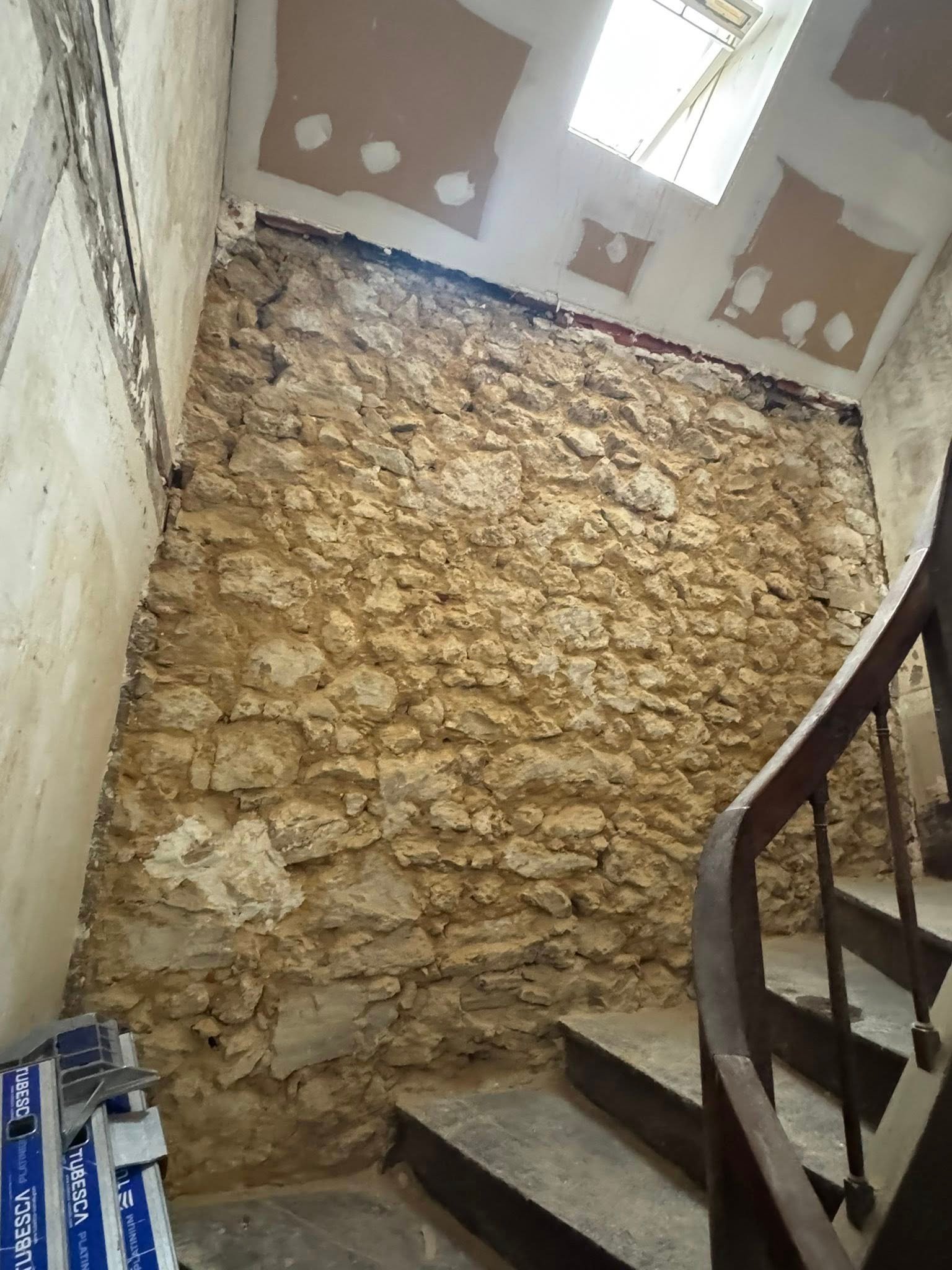 Image du mur de soutènement terminé
