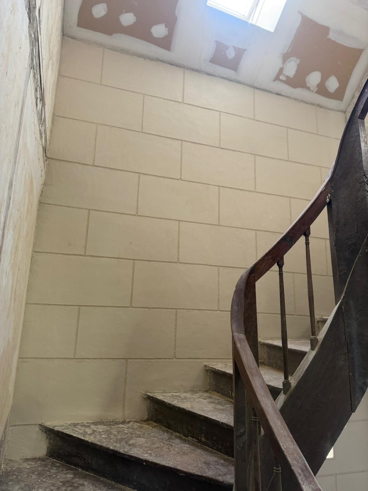 Image du mur de soutènement avant travaux