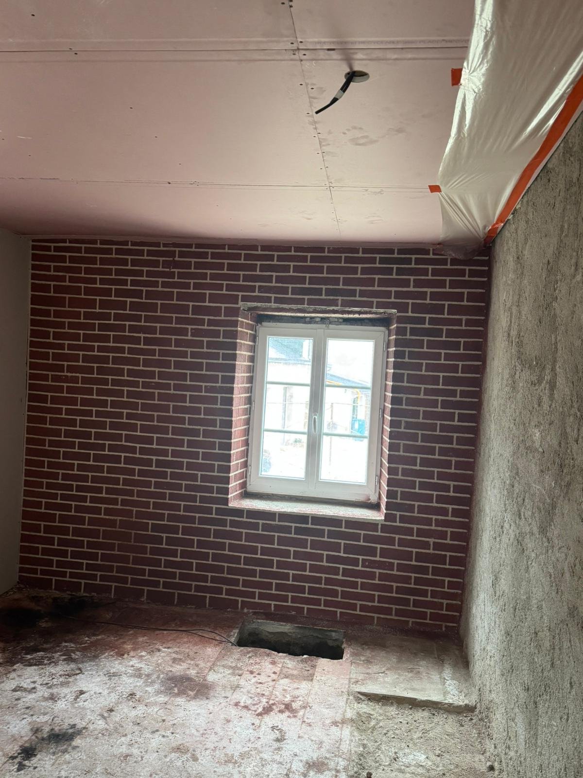 Image du mur de soutènement avant travaux