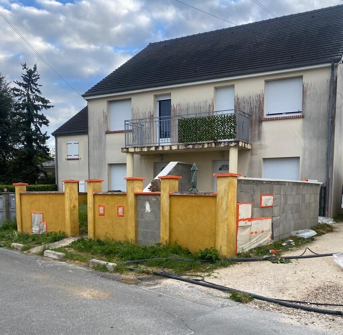 Image du mur de soutènement terminé