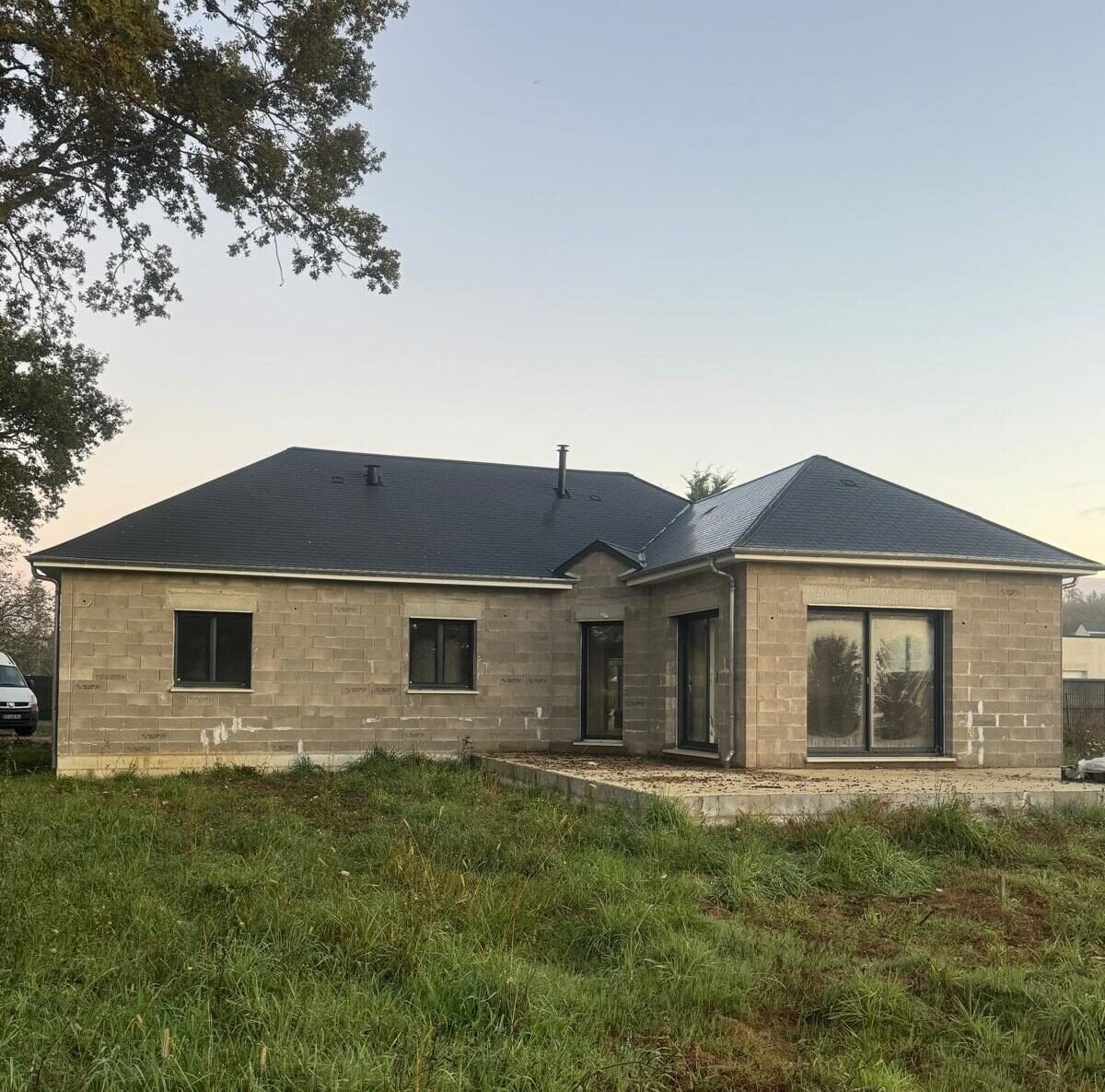 Image du mur de soutènement terminé