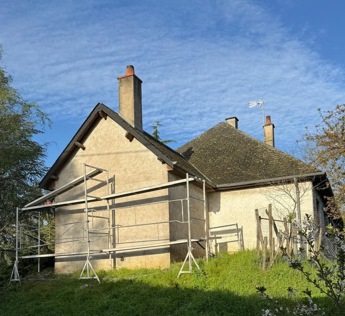 Image du mur de soutènement terminé