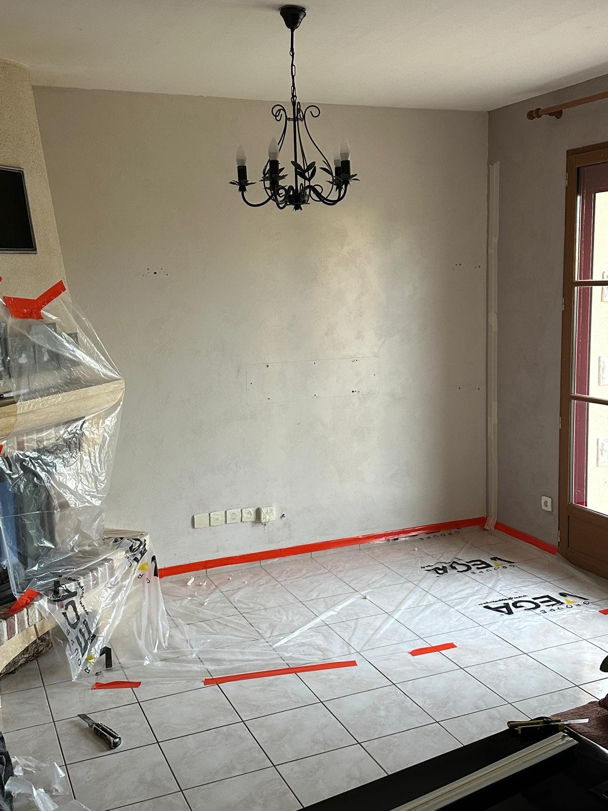 Image du mur de soutènement terminé