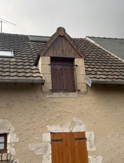 Image du mur de soutènement avant travaux